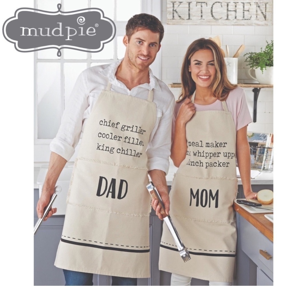 Mud Pie NWT Dad apron